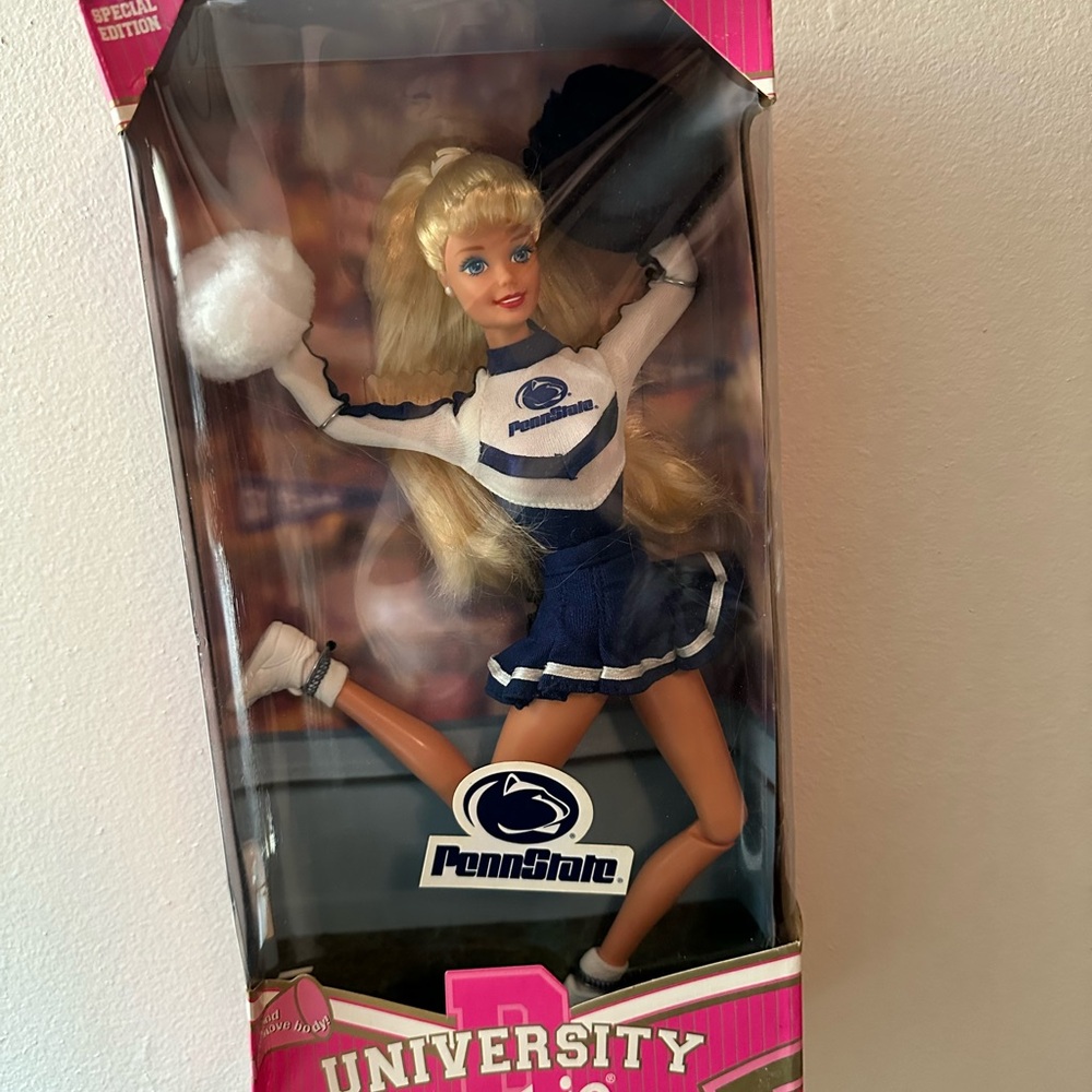 Penn State Cheerleader Barbie Doll